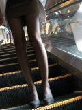 风骚裙底,超级性感的黑丝高跟美腿少妇